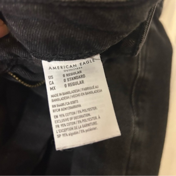 American Eagle Outfitters Black Skinny Jeans - Picture 5 of 6